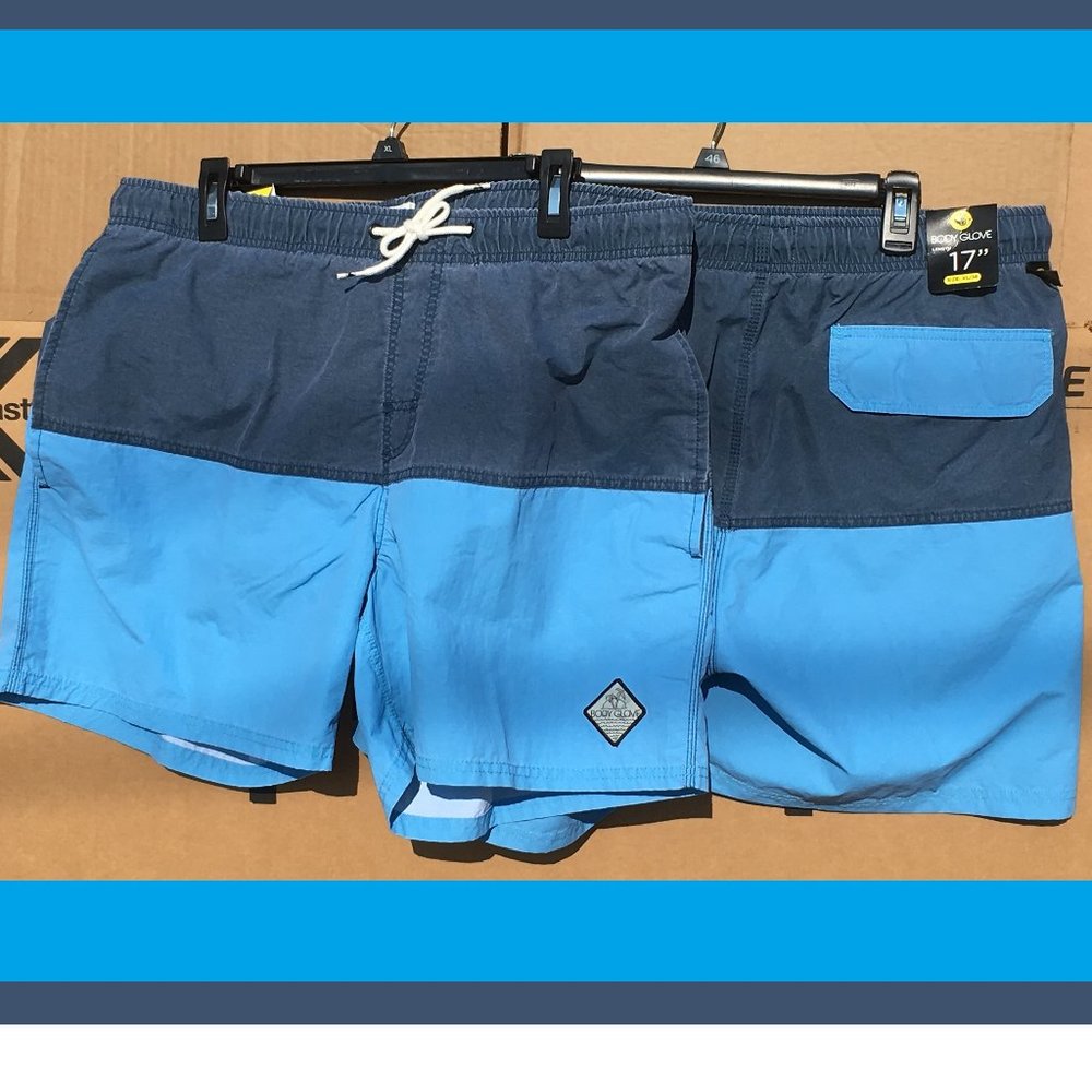 Body Glove 36 XL 17 in Swim Shorts Blue/Blue